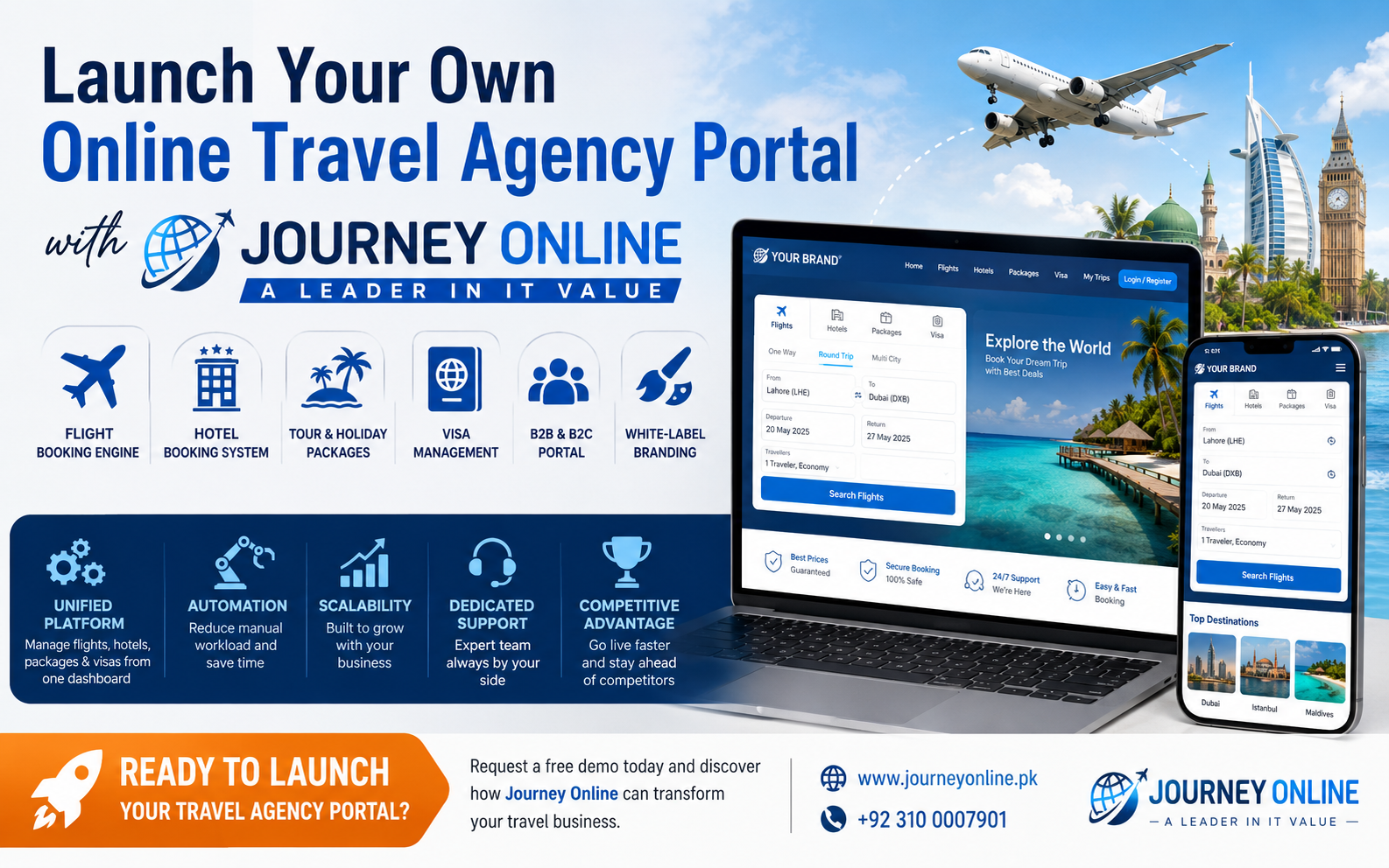Launch Your Own Online Travel Agency Portal With Journey Online